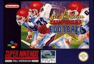All American Championship Football en boite - Super Nintendo