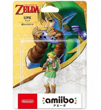 Amiibo The Legend Of Zelda - Link Ocarina en boîte - Wii U