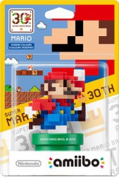 Amiibo Mario 30 ans Bleu en boîte - Wii U