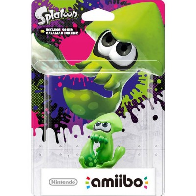 Amiibo Splatoon - Calamar Inkling Vert en boîte - Wii U