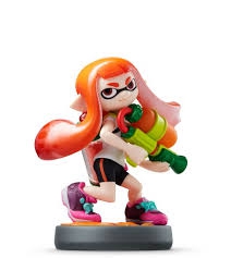 Amiibo Splatoon - Fille Inkling Orange  - Wii U