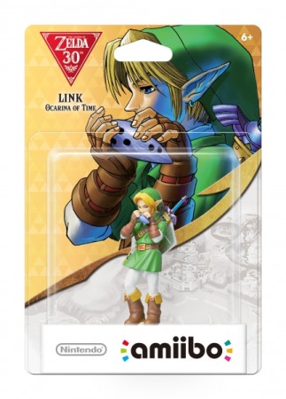 Amiibo Zelda 30th - Link Ocarina en boîte - Wii U