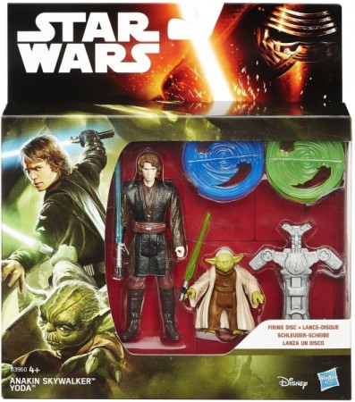 Figurines Anakin Skywalker & Yoda - Star Wars Hasbro - Figurine