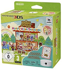 Animal Crossing : Happy Home Designer et Lecteur NFC Amiibo en boîte sous blister - 3DS