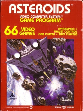 Asteroids en boite - Atari 2600