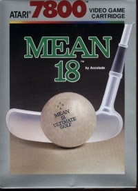Mean 18 Ultimate Golf en boîte - Atari 7800