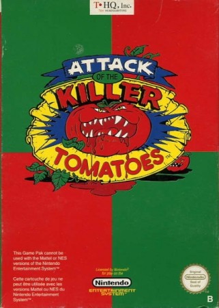 Attack of the Killer Tomatoes en boîte - NES