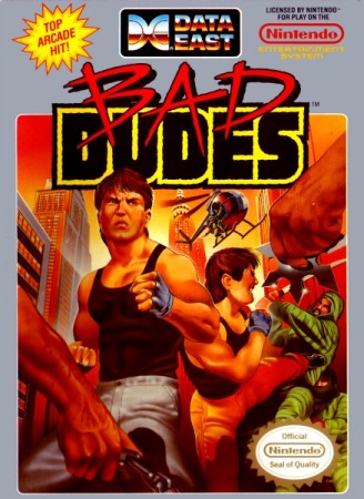 Bad Dudes (import USA) en boîte - NES