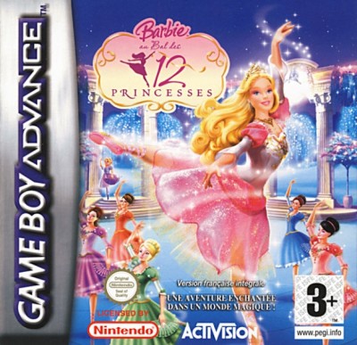 Barbie au bal des 12 princesses en boîte - Game Boy Advance