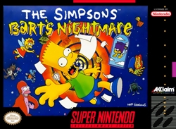 The Simpsons : Bart's Nightmare (import USA) - Super Nintendo