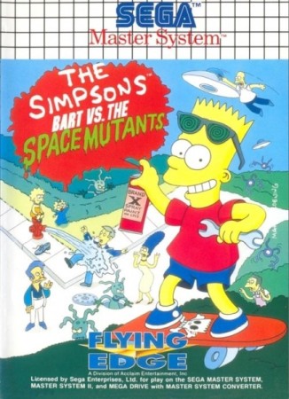The Simpsons : Bart VS The Space Mutants (En Boîte) - Master System