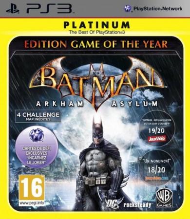 Batman: Arkham Asylum - Game of the Year Platinum - Playstation 3