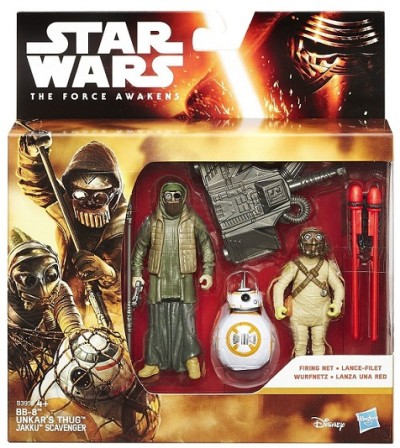 Figurines BB-8, Unkar's Thug & Jakku Scavenger - Star Wars Hasbro - Figurine