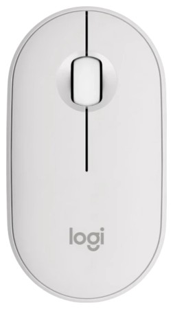 Souris sans fil Bluetooth Pebble Mouse 2 M350s Logitech blanc - Multimedia