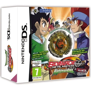 Beyblade Metal Masters : Nightmare Rex avec toupie - DS