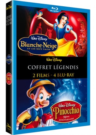 Blanche Neige Et Les Sept Nains + Pinocchio - BluRay