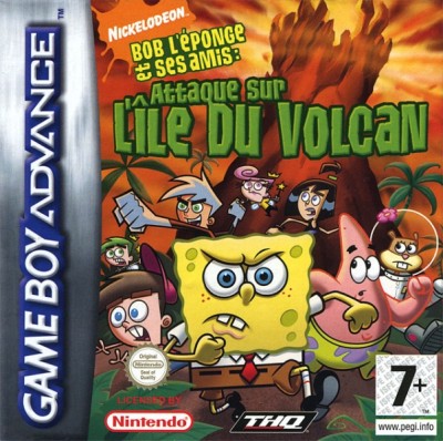 Bob l eponge l'attaque sur l ile du volcan - Game Boy Advance