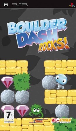 Boulder dash rocks - Playstation Portable