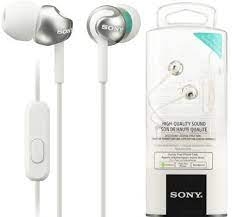 Écouteurs avec micro Sony MDR-EX110APW blanc - Accessoires