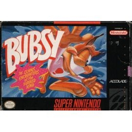 Bubsy (import USA) en boîte - Super Nintendo