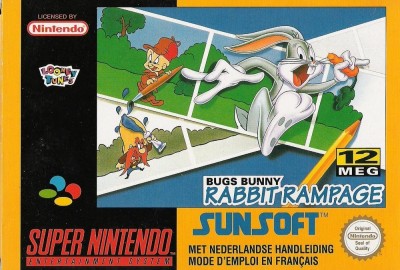 Bugs Bunny: Rabbit Rampage en boîte - Super Nintendo