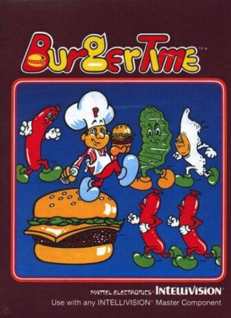 Burger Time en boîte  - Mattel Intellivision