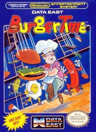 Burger Time (import USA) en boîte - NES