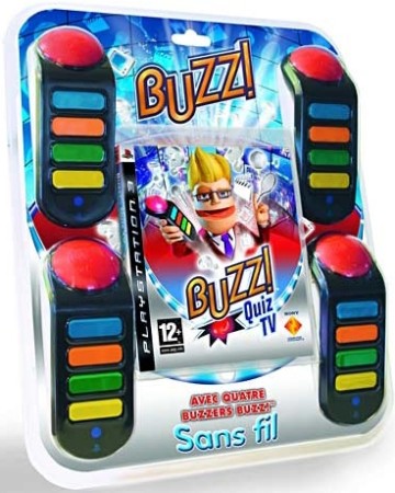 Buzz Quiz TV et buzzers sans fil - Playstation 3