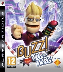 Buzz Quiz World + 4 Buzzers Filaires - Playstation 3