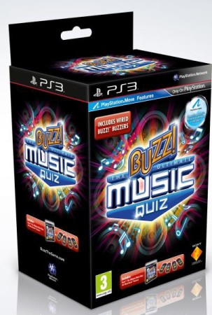 Buzz : The Ultimate Music Quiz et Buzzers - Playstation 3