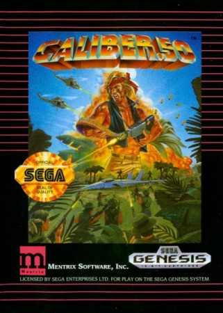 Caliber .50 (import USA) en boîte - Megadrive