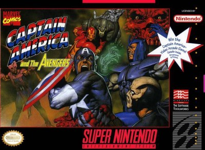 Captain America and the Avengers (import USA) en boîte - Super Nintendo