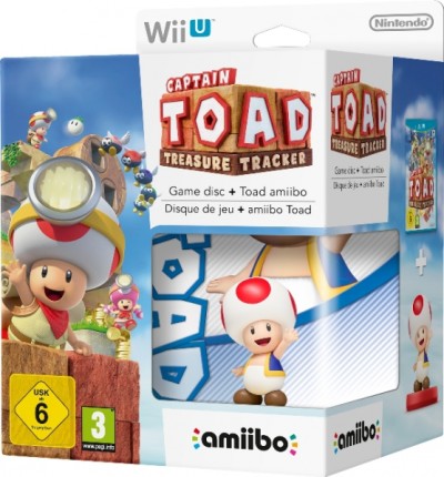 Captain Toad : Treasure Tracker et Amiibo Toad - Wii U