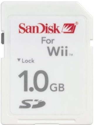 Carte Mémoire 1 Go - Wii