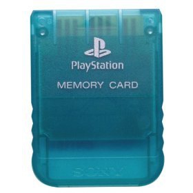 Carte Mémoire Officielle Bleue - Playstation One