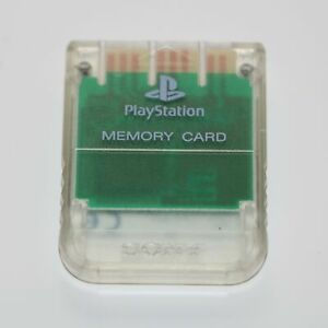 Carte Mémoire Officielle Transparente - Playstation One