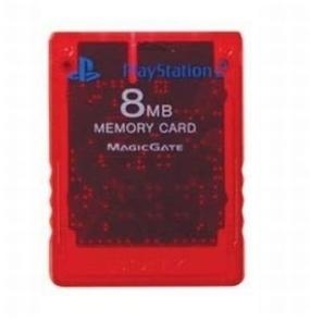 Carte Mémoire 8 Mb Rouge - Playstation 2