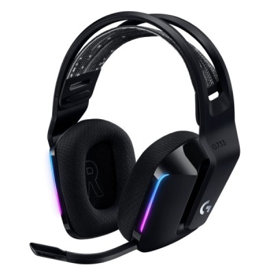 Casque gaming Bluetooth Logitech G733  Lightspeed RVB ultra-léger - USB noir - Multimedia