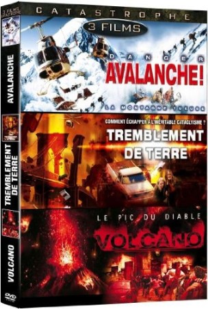 3 Films Catastrophe : Avalanche, Tremblement De Terre, Volcano - DVD