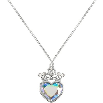 Collier et pendentif + pierre Disney - Tiare - en laiton plaqué argent - Magic Heroes - Bijouterie