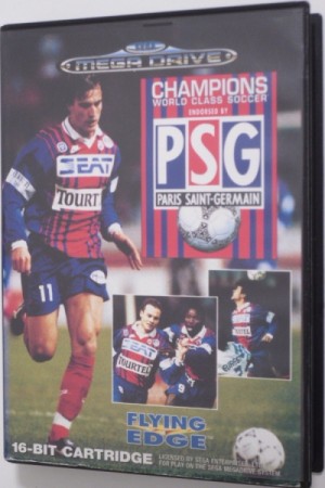 Champions World Class Soccer PSG en boîte - Megadrive