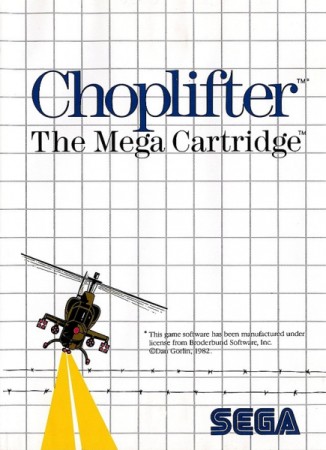 Choplifter en boîte - Master System