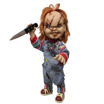 Figurine Chucky - La Fiancée de Chucky - Poupée Parlante Mezco - Figurine