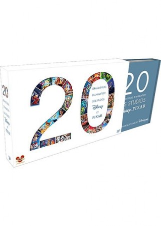 Coffret 20 Grands Films Disney et Pixar - DVD
