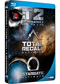 Coffret Sf Culte - Stargate + Terminator 2 + Total Recall - BluRay