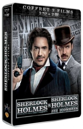 Coffret Sherlock Holmes - 2 Bluray + 2 DVD - DVD