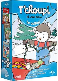 coffret t'choupi et ses amis - DVD