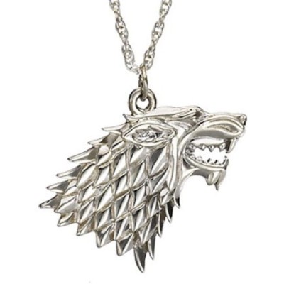 Pendentif Stark silver edition Noble Collection - Game Of Thrones - Bijouterie
