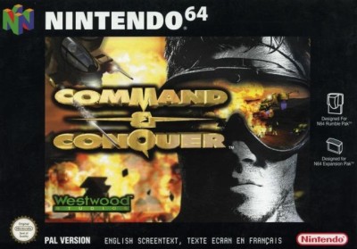 Command & Conquer en boîte - Nintendo 64