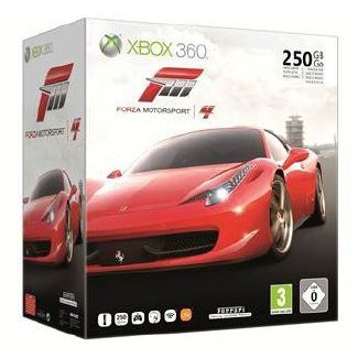 Console Xbox 360 (250 Go) et Forza 4 en boîte - Xbox 360